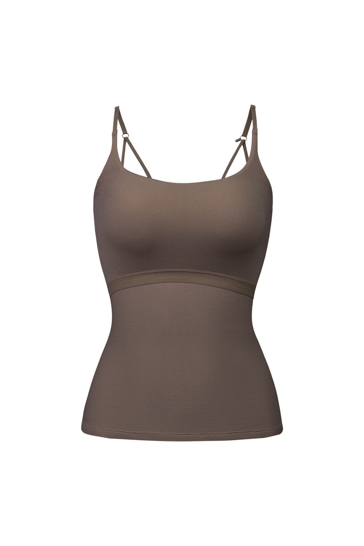 ZD Outline Brown Longline Top — 6
