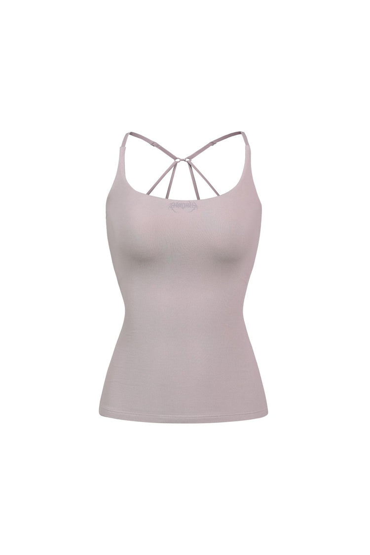 ZD Soft Greige Longline Top — 1