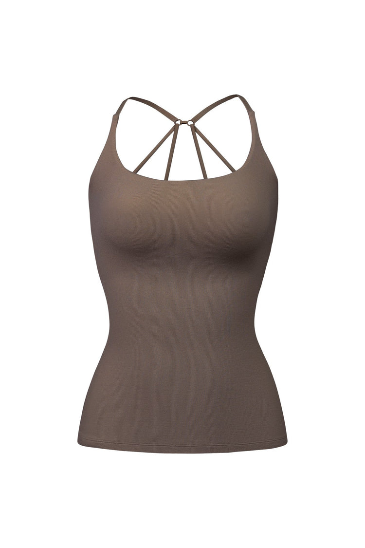 ZD Outline Brown Longline Top — 4
