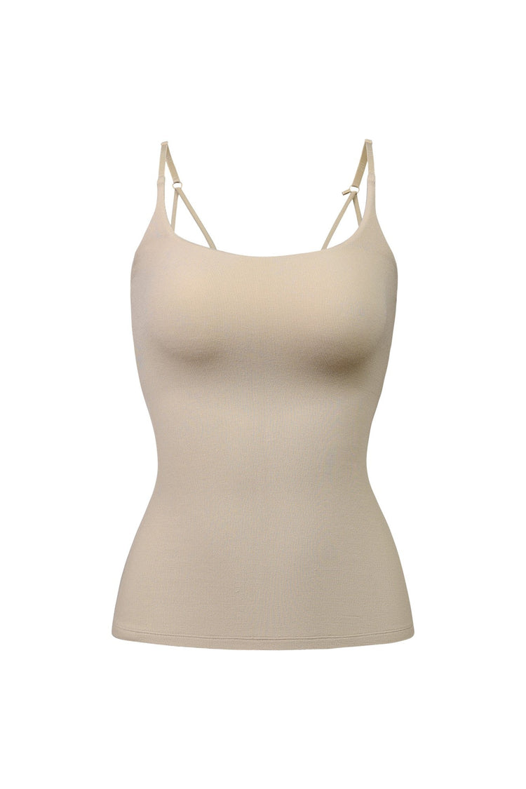 ZD Bone Beige Longline Top — 3