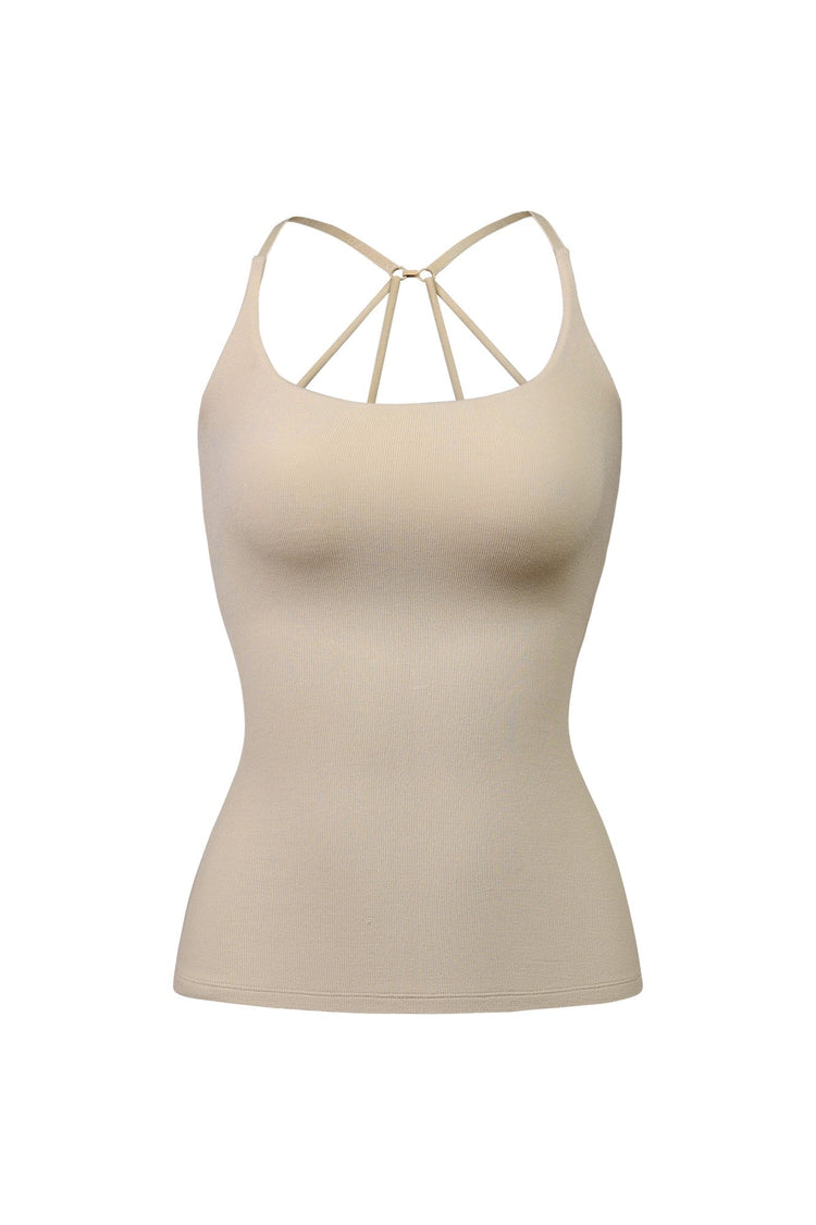 ZD Bone Beige Longline Top — 4