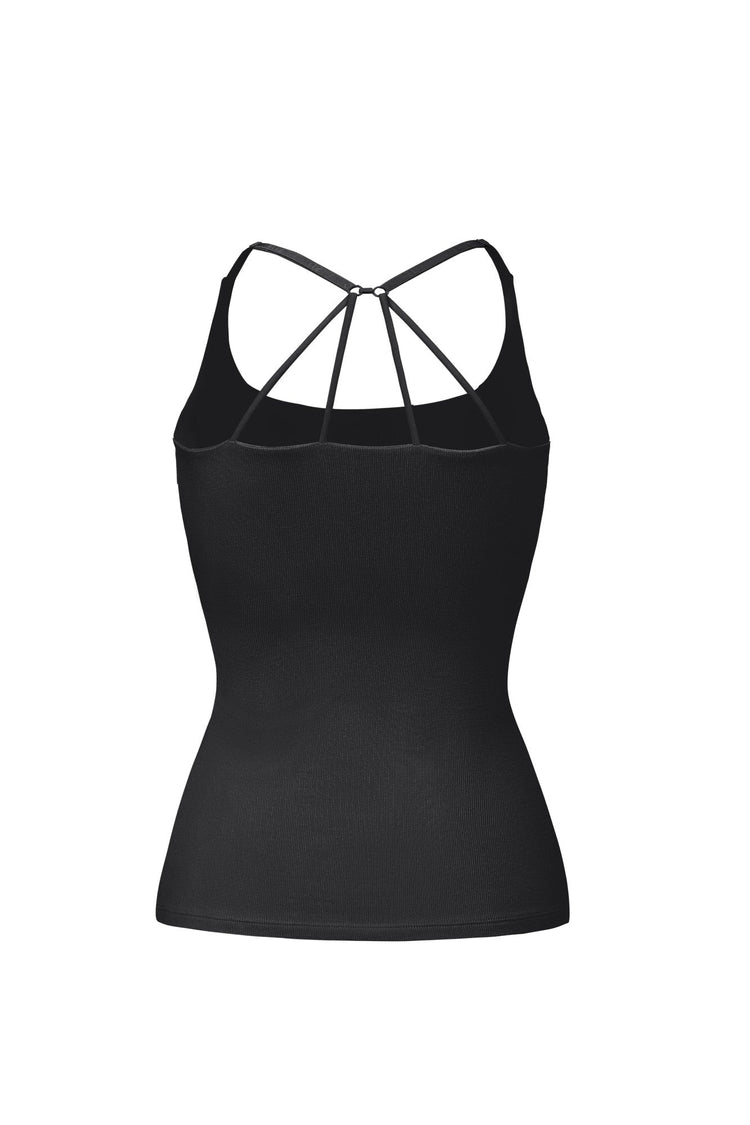 ZD Bound Black Longline Top — 2